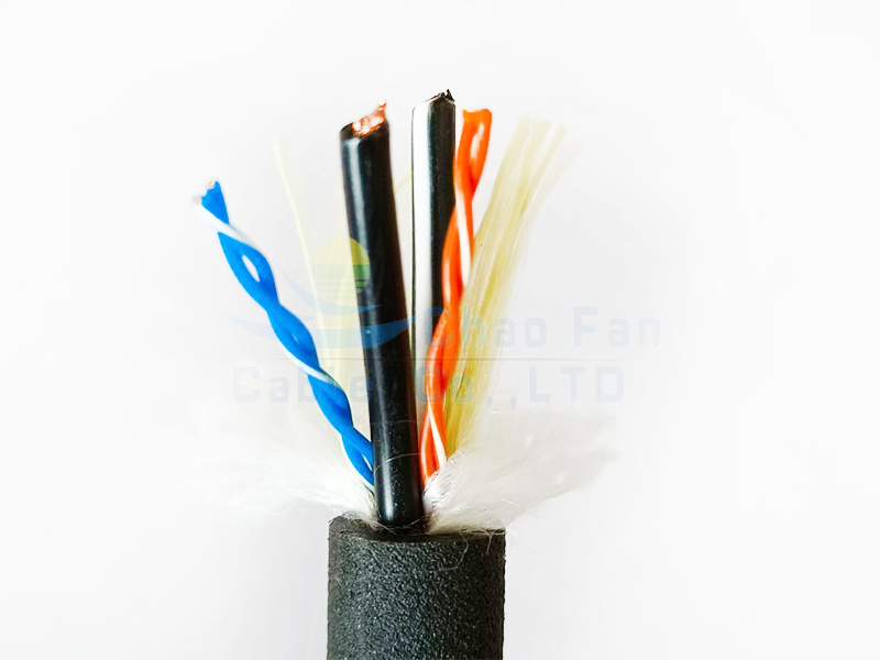 ROV水下机器人单层零浮力电缆